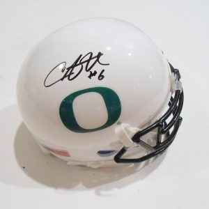 Charles Nelson Signed Oregon Ducks Football Mini Helmet w/COA C Collectible Memorabilia