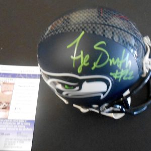 Tye Smith Signed Seattle Seahawks Mini Helmet w/JSA COA Signature Debut Collectible Memorabilia