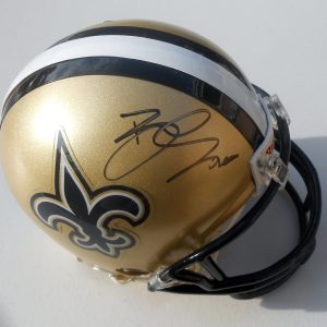 Brandin Cooks Signed New Orleans Saints Football Mini Helmet w/COA Collectible Memorabilia
