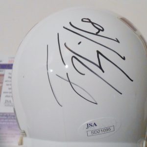 Trevor Knight Signed Texas A&M Aggies Mini Helmet w/JSA COA SD21095 C Collectible Memorabilia