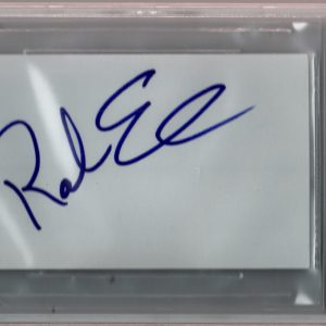 Rahm Emanuel Signed Index Card JSA Authentic Beckett Slabbed Chicago Mayor #2 Collectible Memorabilia