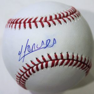 Yoan Moncada Signed Major League Baseball w/COA White Sox MLB Hologram #1 Collectible Memorabilia