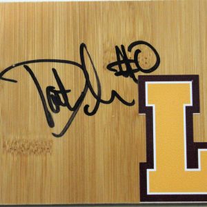 Donte Ingram Signed Floorboard w/COA Loyola Chicago Ramblers Basketball Collectible Memorabilia
