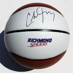 Chris Mooney Signed Richmond Spiders Logo Basketball w/COA Collectible Memorabilia
