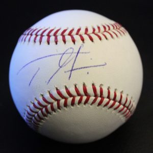 Trent Giambrone Chicago Cubs Signed Official Major League Baseball W/COA Collectible Memorabilia