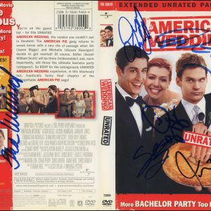 "American Wedding" Cast AUTOGRAPHS Signed DVD - Alyson Hannigan, Biggs +5 ACOA Collectible Memorabilia
