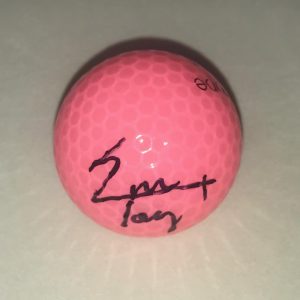 Emma Talley signed Pink Wilson Hope Golf Ball autographed LPGA USA Collectible Memorabilia