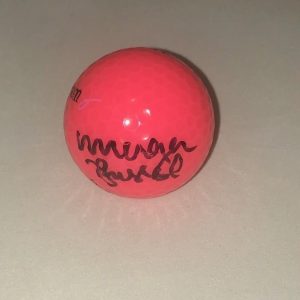 Morgan Pressel signed Hot Pink Wilson Hope Golf Ball autographed LPGA USA Collectible Memorabilia