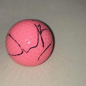 Moriya Jutanugarn signed Pink Wilson Hope Golf Ball autographed LPGA Collectible Memorabilia
