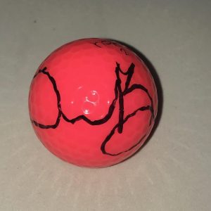 Moriya Jutanugarn signed Hot Pink Wilson Hope Golf Ball autographed LPGA Collectible Memorabilia