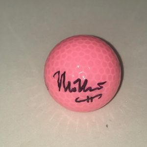 Mo Martin signed Pink Wilson Hope Golf Ball autographed LPGA USA Collectible Memorabilia