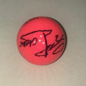 Chella Choi signed Hot Pink Wilson Hope Golf Ball autographed LPGA South Korea Collectible Memorabilia