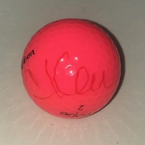 Cristie Kerr signed Hot Pink Wilson Hope Golf Ball autographed LPGA USA Collectible Memorabilia