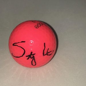 Stacy Lewis signed Hot Pink Wilson Hope Golf Ball autographed LPGA USA Collectible Memorabilia