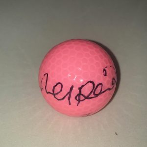 Melissa Mel Reid signed Pink Wilson Hope Golf Ball autographed LPGA England Collectible Memorabilia