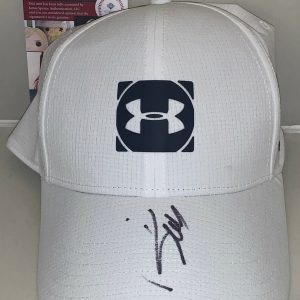 Jordan Spieth PGA signed Under Armour Golf Hat autographed Masters JSA Collectible Memorabilia