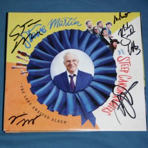 STEVE MARTIN + THE STEEP CANYON RANGERS SIGNED LONG AWAITED ALBUM CD COVER 2A Collectible Memorabilia