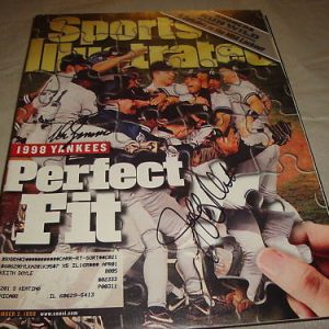 Don Zimmer Signed Sports Illustrated w/COA Jeff Nelson Collectible Memorabilia