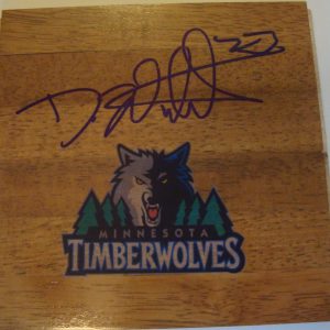 Derrick Williams Signed Minnesota Timberwolves Floorboard w/COA Arizona Collectible Memorabilia