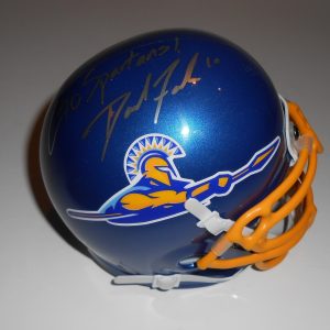 David Fales Signed Mini Helmet w/COA San Jose State Spartans #1 Collectible Memorabilia