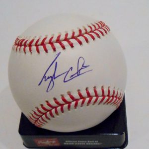 Tyler Colvin Signed Official Major League Game Baseball w/COA Chicago Cubs Collectible Memorabilia