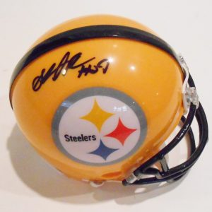 Shamarko Thomas Signed Pittsburgh Steelers Mini Helmet w/COA Collectible Memorabilia