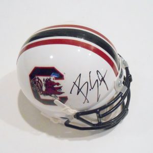 Bruce Ellington Signed South Carolina Gamecocks Mini Football Helmet w/COA Collectible Memorabilia