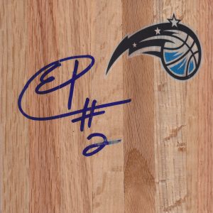 Elfrid Payton Signed Floorboard w/COA Orlando Magic Basketball #1 Collectible Memorabilia