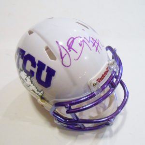 Trevone Boykin Signed TCU Horned Frogs Football Mini Helmet w/PSA DNA C Collectible Memorabilia