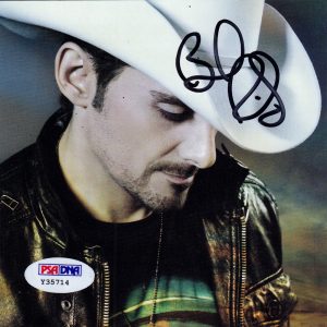 Brad Paisley Signed CD Booklet w/PSA DNA This Is Country Wheelhouse Play #1 Collectible Memorabilia