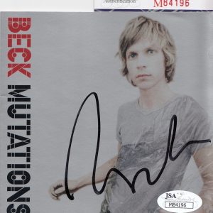 Beck Hansen signed Mutations music cd cover JSA Authenticated M84197 Collectible Memorabilia