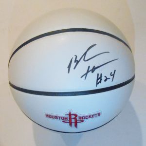 Montrezl Harrell Signed Houston Rockets Logo Basketball w/COA Collectible Memorabilia