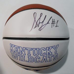 Skal Labissiere Signed Kentucky Wildcats Logo Basketball w/JSA COA SD08610 Collectible Memorabilia