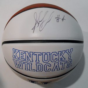 Skal Labissiere Signed Kentucky Wildcats Logo Basketball w/JSA COA SD08611 Collectible Memorabilia