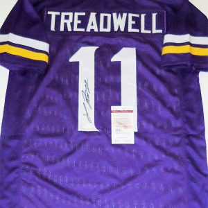 Laquon Treadwell Signed Custom Minnesota Vikings Football Jersey w/JSA COA Collectible Memorabilia