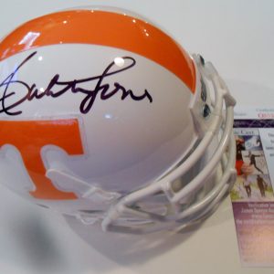 Butch Jones Signed Tennessee Volunteers Mini Helmet w/JSA COA Q30314 Collectible Memorabilia