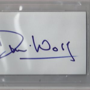Dick Wolf Signed Index Card JSA Authentic Beckett Slabbed NBC Law And Order A Collectible Memorabilia