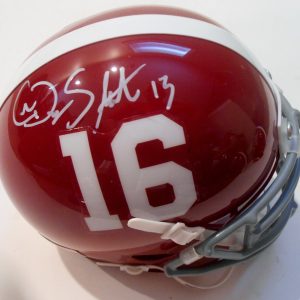 Ardarius Stewart Signed Alabama Crimson Tide Mini Helmet w/COA Roll Tide C Collectible Memorabilia