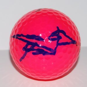So Yeun Ryu signed Pink Wilson Hope LPGA Womens golf ball w/coa Korea Korean Collectible Memorabilia