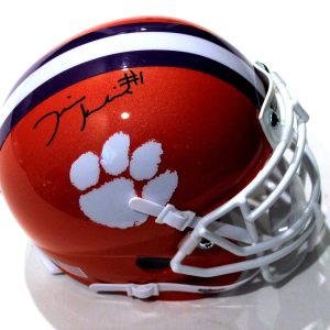 Derion Kendrick Signed Clemson Tigers Mini Football Helmet w/COA #1 C Collectible Memorabilia