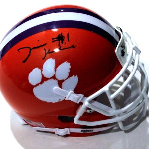 Derion Kendrick Signed Clemson Tigers Mini Football Helmet w/COA C Collectible Memorabilia