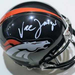 Vic Fangio Signed Denver Broncos Mini Football Helmet W/COA 2019 Collectible Memorabilia