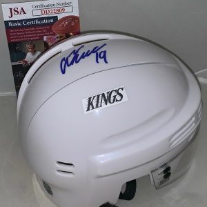 Alex Turcotte USA signed LA Los Angeles Kings mini helmet autographed JSA Collectible Memorabilia