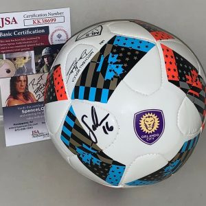 Sacha Kljestan signed Orlando City SC mini Logo Soccer Ball MLS autographed JSA Collectible Memorabilia
