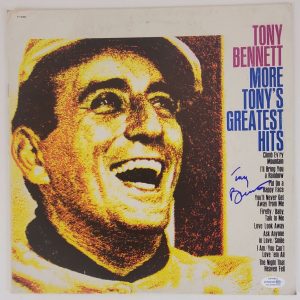 Tony Bennett "More Tony's Greatest Hits" AUTOGRAPH Signed LP Album ACOA Collectible Memorabilia