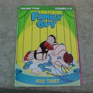 FAMILY GUY MILA KUNIS SIGNED DVD COVER VOL. 4 #3 Collectible Memorabilia