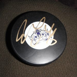 LOS ANGELES KINGS JAKE MUZZIN SIGNED HOCKEY PUCK Collectible Memorabilia