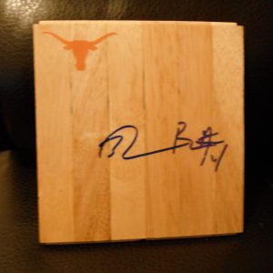 TEXAS LONGHORNS JCOVAN BROWN SIGNED FLOOR TILE Collectible Memorabilia