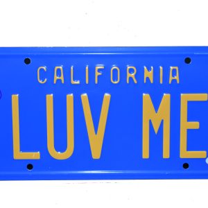 CHRISTIE BRINKLEY SIGNED LUV ME VACATION LICENSE PLATE AUTOGRAPH BECKETT COA E Collectible Memorabilia