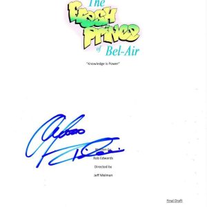ALFONSO RIBEIRO SIGNED FRESH PRINCE OF BEL AIR SCRIPT AUTHENTIC AUTOGRAPH COA Collectible Memorabilia
